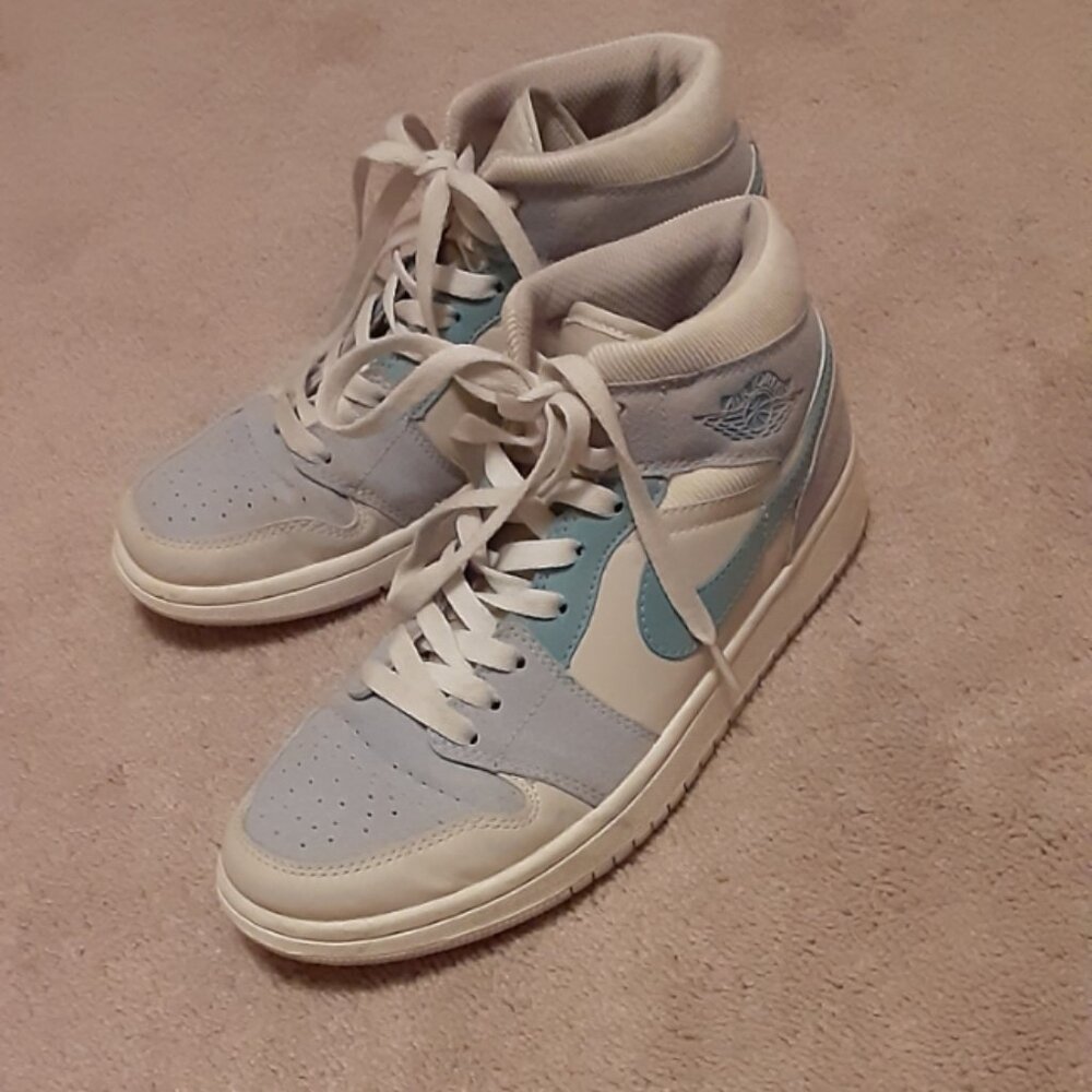 Nike Air Jordan AF1 Rare Color-Light Blue/Teal High Tops